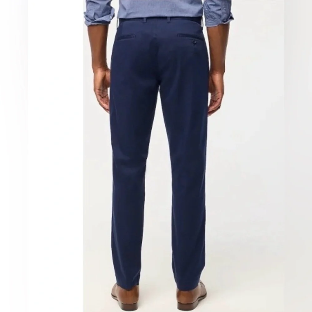 J. Crew Flex Straight Chino Navy Blue Pants Men’s Size 34 X 34